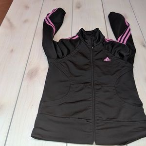 Adidas‎ zip hoodie sweatshirt womens small S coat j